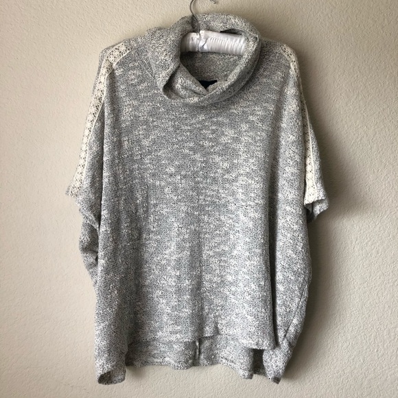 Blue Rain Cream Marled Knit Sweater With Dolman Sleeves Small - Picture 1 of 9